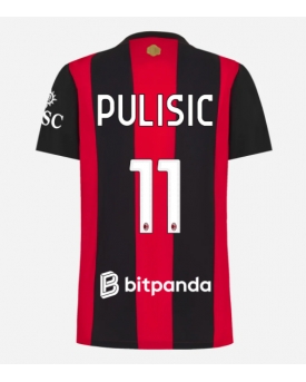 Billige Fotballdrakt AC Milan Christian Pulisic #11 Replika Hjemmedrakt Dame 2026-27 Kortermet Billige Fotballdrakt AC Milan Christian Pulisic #11 Replika Hjemmedrakt Dame 2026-27 Kortermet